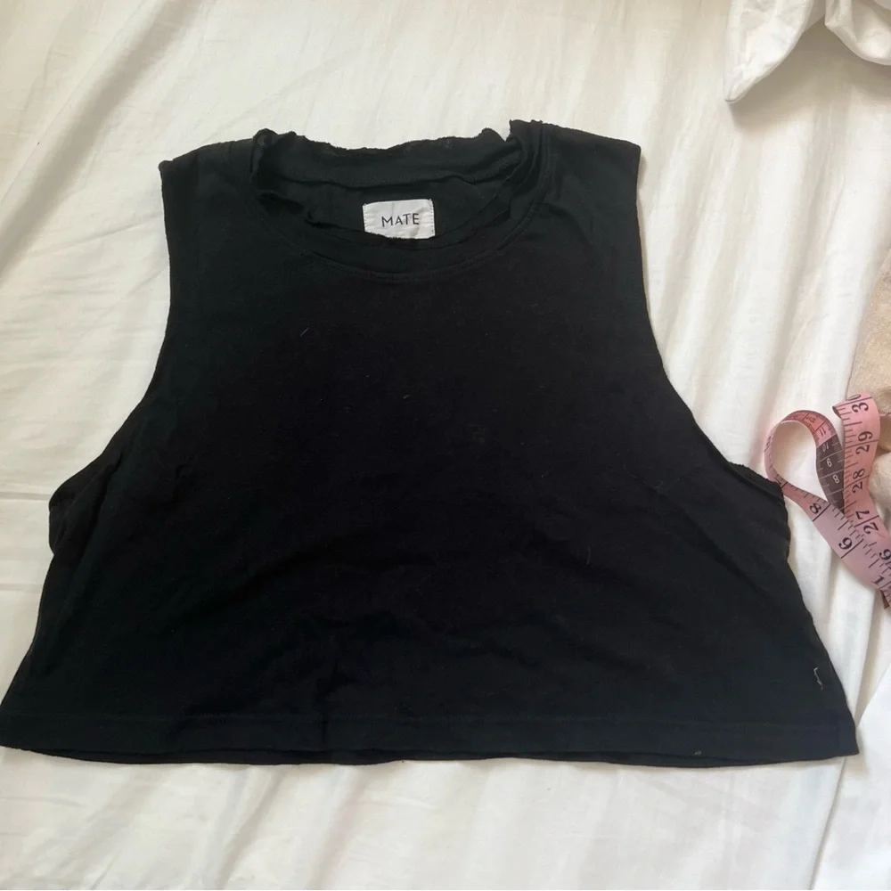SOLD Mate the label cropped tank - Picture 3 of 9